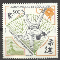 St Pierre And Miquelon, 1989, Judo, Sports, MNH, Michel 570 - Unused Stamps