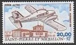 St Pierre And Miquelon, 1989, Airplane, Piper, Aviation, Airport, MNH, Michel 573 - Ungebraucht