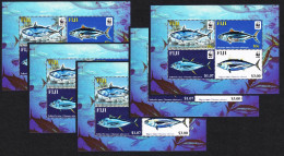 Fiji WWF Pacific Tunas 5 MSs [A] 2004 MNH SG#MS1217 MI#Block 45 I Sc#1006 - Fidji (1970-...)
