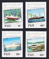 Fiji Lloyd's List 4v 1984 MNH SG#675-678 Sc#509-512 - Fiji (1970-...)