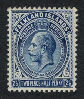 Falkland Is. George VI Two Pence Half Penny Wmk Crown CA 1912 MH SG#63 - Falkland Islands