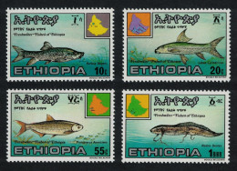 Ethiopia Freshwater Fish 4v 1985 MNH SG#1313-1316 - Ethiopie