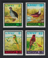 Ethiopia Francolin Weaver Rail Bee Eater Birds 4v 1985 MNH SG#1305-1308 - Ethiopie