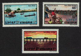 Ethiopia Baro River Bridge 3v 1981 MNH SG#1186-1188 - Ethiopie