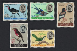 Ethiopia Hornbill Roller Bateleur Barbet Cuckoo Birds 5v 1962 MNH SG#534-538 MI#425-449 Sc#386-390 - Ethiopie