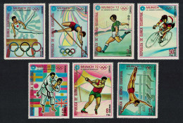 Eq. Guinea Football Judo Cycling Summer Olympic Games Munich 1972 7v 1972 MNH Sc#7245-7251 - Guinée Equatoriale