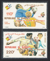 Djibouti World Cup Football Championship Spain 2v 1982 MNH SG#837-838 - Dschibuti (1977-...)