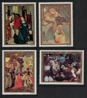 Dahomey Paintings Christmas 4v 1973 MNH SG#525-528 - Benin – Dahomey (1960-...)