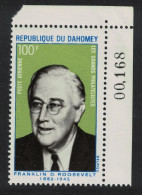 Dahomey Franklin D Roosevelt US President Corner 1970 MNH SG#391 MI#406 Sc#C116 - Benin - Dahomey (1960-...)