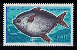 FSAT TAAF Fish Southern Opah Lampris Immaculatus 2007 MNH SG#581 MI#609 - Neufs