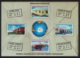 FSAT TAAF Postal Buildings MS 2004 MNH SG#MS523 MI#Block 11 - Unused Stamps