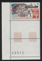 FSAT TAAF Research Programme Corner With Label And Number 1992 MNH SG#304 MI#293 - Ongebruikt