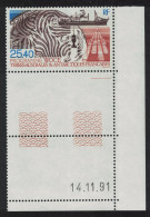 FSAT TAAF Research Programme Corner With Label And Date 1992 MNH SG#304 MI#293 - Nuevos