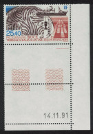 FSAT TAAF Research Programme Corner With Label And Date 1992 MNH SG#304 MI#293 - Ongebruikt