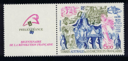 FSAT TAAF French Revolution With Label 1989 MNH SG#256 MI#256 - Neufs