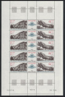 FSAT TAAF Jean Charcot 2v Full Sheet 1986 MNH SG#214-215 MI#216-217 - Nuevos