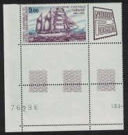 FSAT TAAF Ship Corner With Control Number 1984 MNH SG#195 MI#195 - Ungebraucht