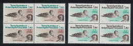 FSAT TAAF Pintails Birds 2v Blocks Of 4 1983 MNH SG#172-173 MI#172-173 - Nuevos