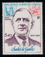FSAT TAAF 10th Death Anniversary Of Charles De Gaulle 1980 MNH SG#148 MI#148 - Neufs