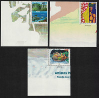 Fr. Polynesia Polynesian Artists 3v Corners Control Number 2008 MNH SG#1077-1079 MI#1031-1033 - Neufs