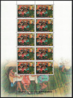 Fr. Polynesia Painting Women And Musicians Full Sheet 2006 MNH SG#1026 - Ongebruikt