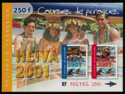 Fr. Polynesia Heiva Festival Canoe Racing MS 2001 MNH SG#MS912 MI#Block 27 - Nuovi