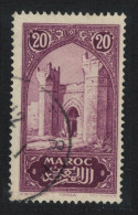 Fr. Morocco Tower Of Hassan Rabat Violet 1927 Canc SG#129b MI#57 Sc#97 - Used Stamps