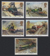 Great Britain Famous Trains 5v 1985 MNH SG#1272-1276 Sc#1093-1097 - Neufs