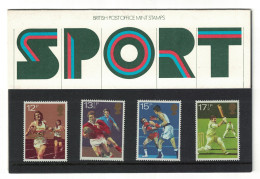 Great Britain Boxing Rugby Cricket Athletics Sport 4v Pres. Pack 1980 MNH SG#1134-1137 Sc#924-927 - Nuovi