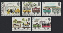 Great Britain Trains Liverpool And Manchester Railway 5v 1980 MNH SG#1113-1117 - Nuevos