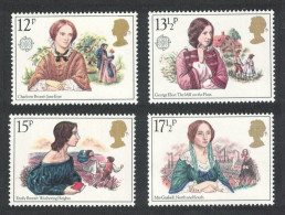 Great Britain Famous Authoresses 4v 1980 MNH SG#1125-1128 Sc#915-918 - Unused Stamps