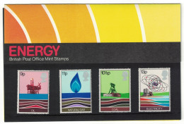 Great Britain Nuclear Energy Oil Gas Coal Energy Resources 4v Pres. Pack 1978 MNH SG#1050-1053 Sc#827-830 - Nuevos