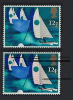 Great Britain Sailing 12p ROSE Omitted UNCATALOGUED In Gibbons 1975 MNH SG#983 - Ongebruikt