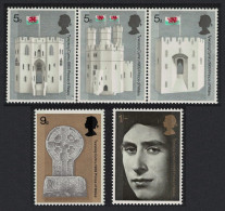 Great Britain Investiture Of The Prince Of Wales 5v 1969 MNH SG#802-806 Sc#597-599 - Nuevos