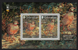Gibraltar Birds Barbary Partridge 'Alectoris Barbara' MS 2019 MNH SG#MS1842 - Gibraltar