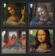 Gibraltar Leonardo Da Vinci Paintings 4v FV£7.82 2019 MNH SG#1869-1872 - Gibraltar