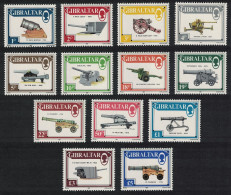 Gibraltar Guns Artillery Militaria 13 V 1987 MNH SG#569-581 - Gibilterra