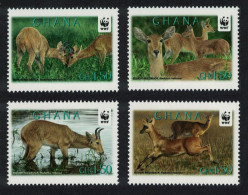 Ghana WWF Bohor Reedbuck 4v 2012 MNH SG#3802-3805 - Ghana (1957-...)