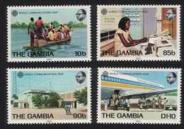 Gambia World Communications Year 4v 1983 MNH SG#514-517 - Gambie (1965-...)
