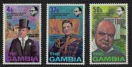 Gambia Birth Centenary Of Sir Winston Churchill 3v 1974 MNH SG#320-322 - Gambia (1965-...)