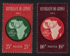 Guinea African Postal Union Commemoration 2v 1962 MNH SG#303-304 - Guinea (1958-...)