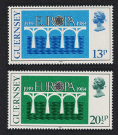 Guernsey Europa CEPT 2v 1984 MNH SG#292-293 MI#286-287 Sc#281-282 - Guernesey