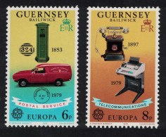 Guernsey Europa CEPT Communications Postal Services 2v 1979 MNH SG#201-202 MI#189-190 - Guernesey