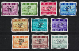 Guernsey Postage Due Decimal Currency 10v 1971 MNH SG#D8-D17 - Guernsey