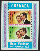 Grenadines Royal Wedding Princess Anne MS 1973 MNH SG#MS3 - Grenada (1974-...)