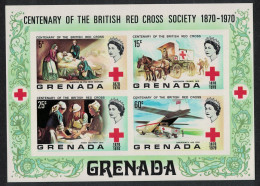 Grenada British Red Cross MS Imperforated RARR 1970 MNH SG#MS427 - Granada (...-1974)