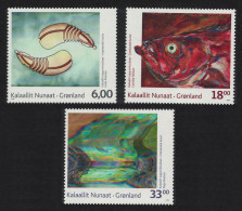 Greenland Greenlandic Artists 3rd Series 3v 2009 MNH SG#578-580 - Unused Stamps