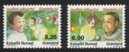 Greenland Christmas Ordinary Gum 2v 2005 MNH SG#487-488 - Ungebraucht