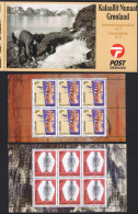 Greenland Cultural Heritage 1st Series Booklet Of 2 Panes 2000 MNH SG#382-383 MI#MH10 Sc#376a+377a - Nuevos