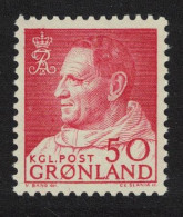 Greenland King Frederik IX 50ore 1963 MNH SG#57a - Nuevos